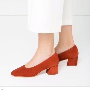Zara brand new suede heel